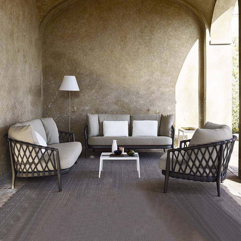 简约休闲沙发户外阳台沙发茶几组合藤编沙发庭院懒人北欧花园家具,收纳整理,烫衣板及配件,淘宝优惠券,粉丝福利购,淘宝优惠卷