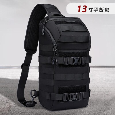 快速反应斜挎包男新款机能运动多功能单肩包户外战术胸包男士背包