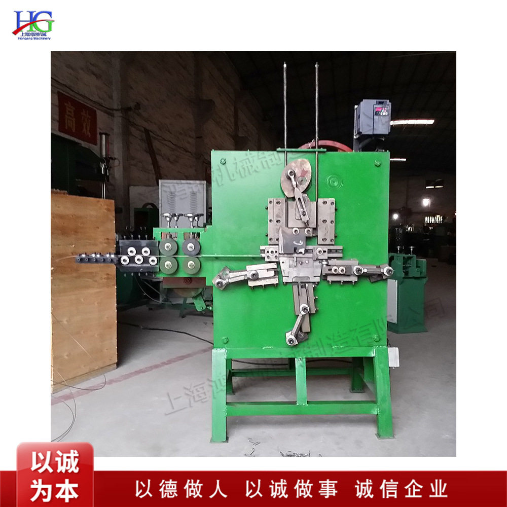 自动进料铁线打扣机衣架勾罐耳扣金属线材折弯机S形D形扣成型机图片