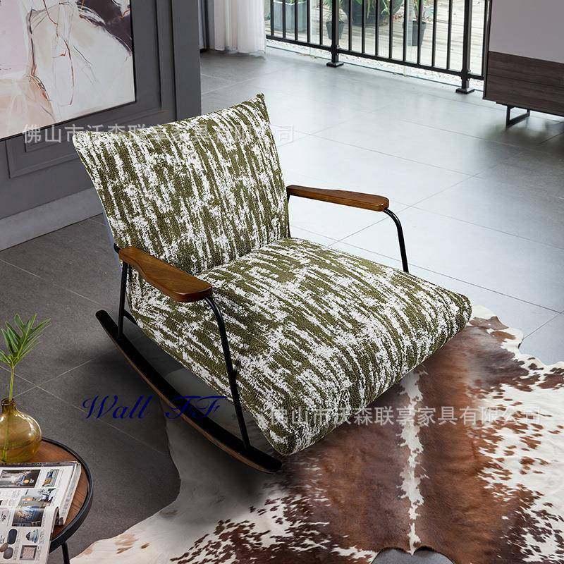 复古单人椅沙躺中古风35610懒人椅厅阳台客网红设发计师布艺水墨,住宅家具,沙发椅,淘宝优惠券,粉丝福利购,淘宝优惠卷