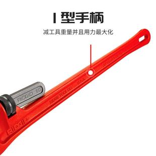 里奇RIDGID具重负荷直管钳6-6寸管钳铸31000/6铁水0管钳24寸管道