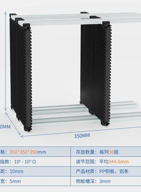防静电SMT片料盘圆形c卷料贴周盒转EXV托盘周转箱电子元件pba放置
