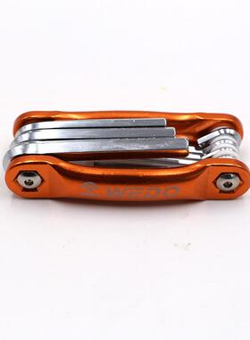 WEDO内维钢制8件套公制折度叠平头六角扳手铬钒钢XBS便携式WD式26