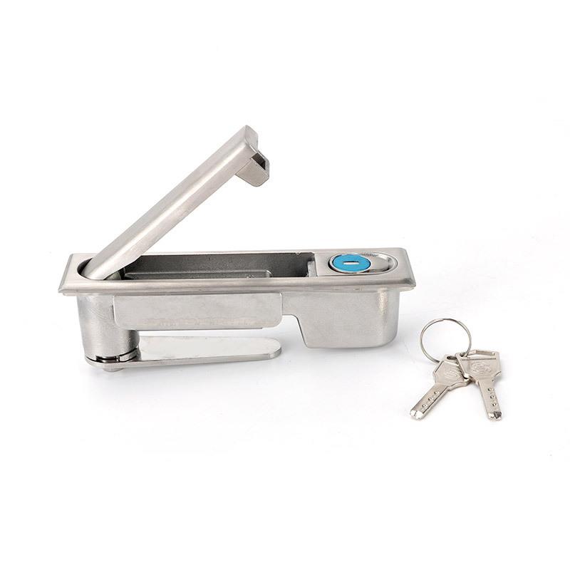 配电柜电箱箱锁门MS818不锈钢转舌锁MS818机柜电表锁平面锁转舌锁