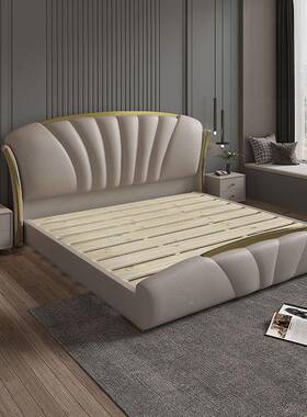 20MVX25新款大床轻奢双人床包软式现风代简约床结婚主卧意网红床