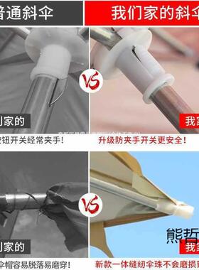 大型防晒新大雨伞户外雨棚商用UCU户外庭院伞摆伞摊款遮阳伞太阳