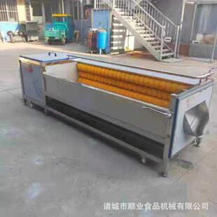 自动毛莲刷清洗全EXB去皮机土豆马蹄去泥去莲皮机藕清洗去皮设备
