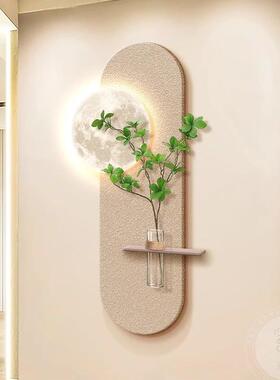 可水入培砂绿植奶油风玄关42167装饰画岩画走廊过挂画道户正对门