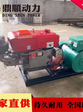 1kw单缸柴DS-15kw油发电机组山东潍5坊工地15wk小功率发电现货工