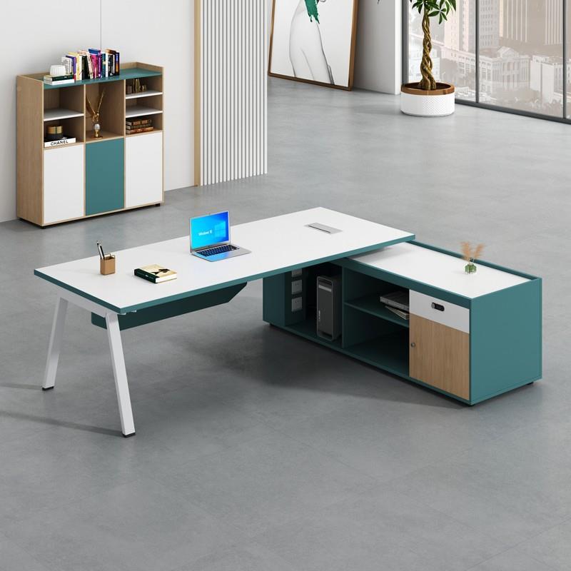 LTS办公家具公办桌1.8台米米老板桌2简约现代总裁桌经理桌大班主