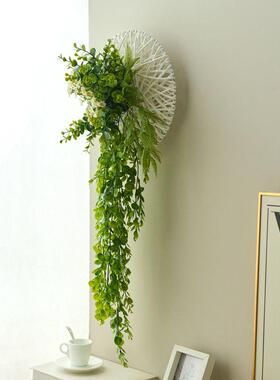 创意壁挂饰花植小清F985J557新假绿围客厅卧室餐厅墙面改造氛感挂
