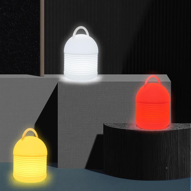 宿舍床上灯悬挂手提遥控小可夜灯LOG可充电床头眼不插电移台动护