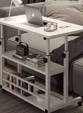 电移桌书用桌桌子学习桌家懒人脑桌简易床边卧FIF室升降学生动桌