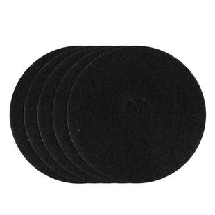 5片装 洁霸7白刷地机云件1寸抛光百洁垫145AF09106 黑配