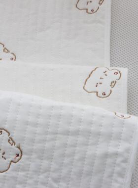 婴儿床床新垫韩式绗缝宝纯XVO棉绣生儿宝床单刺儿童垫子床上用品