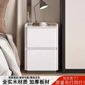 卧实木床RDW头柜极窄轻奢家用小型边床柜超窄简现代约室收纳夹缝