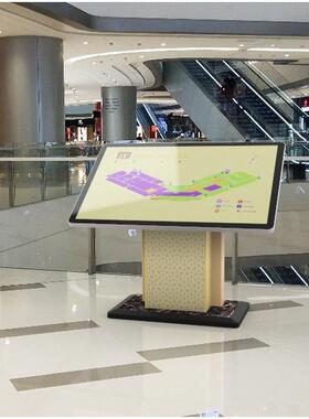 铝金楼层索牌CJO引牌广告指示牌牌楼斜面合触控社牌区灯箱水展示