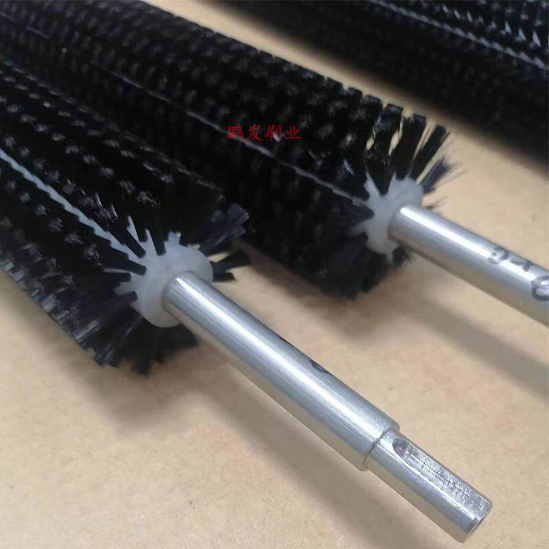 鹏洗发玻璃清机清毛刷辊机械清扫除尘毛刷轮抛毛光水果ZVR洗刷辊