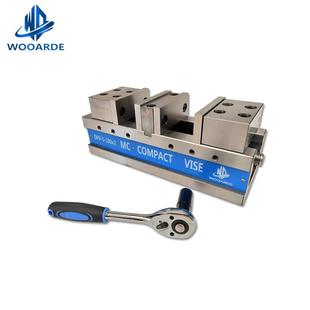 MC角固式双开口虎钳夹双工位平口钳向具批士浮动钳双口DFV-WKF5-8