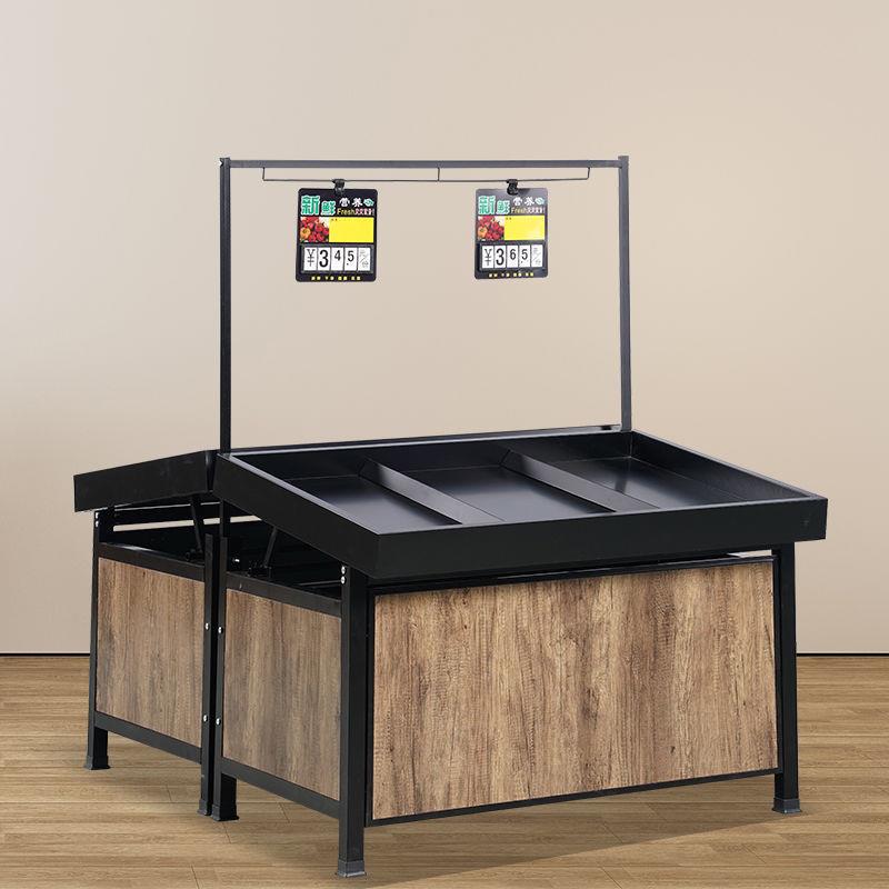 水水货架展架果店商用示果蔬生鲜超市857多层创意蔬菜中果岛组合