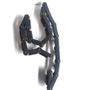 孔工业链条P双102550滚子加输送链条双孔不锈钢边链条