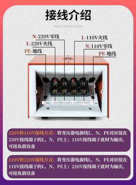 变压器2业20转110v大功率工版10v转220v电压转换器41000W50TG-280