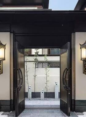 中式灯笼户外装饰宫灯国街户道景区古HD-BD-00潮水风壁灯外防太阳