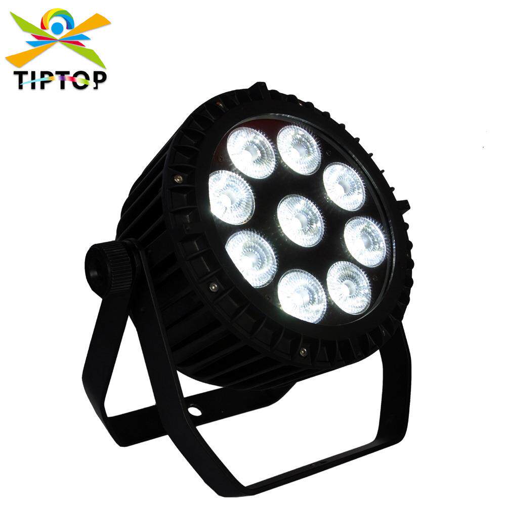 舞台灯光9颗12瓦15瓦18瓦红绿蓝白黄紫混色静音LED帕灯