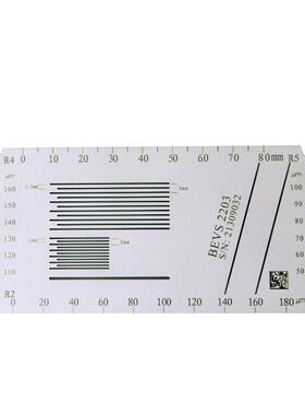 BEVS2203划格板十字划格板不锈钢多功能导割片导格规漆膜划格器