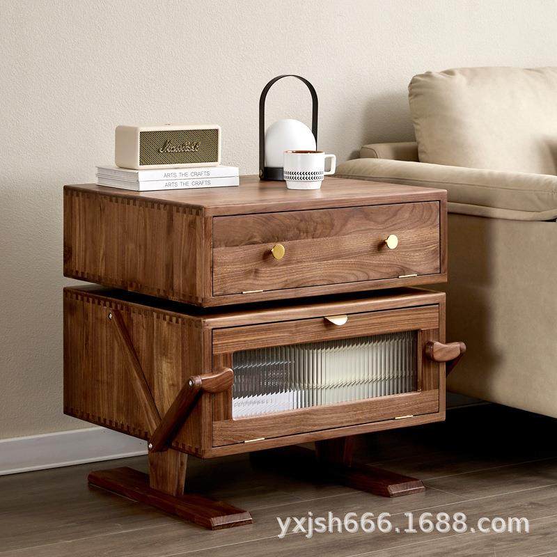 北美黑胡桃木机器人边柜樱桃木实木沙发边几储物柜卧室床头收纳柜,机械设备,其他机械设备,淘宝优惠券,粉丝福利购,淘宝优惠卷