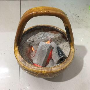 冬天农村取暖炉木炭烤火炉子家用室内烧炭柴火炉老人过冬喜盆