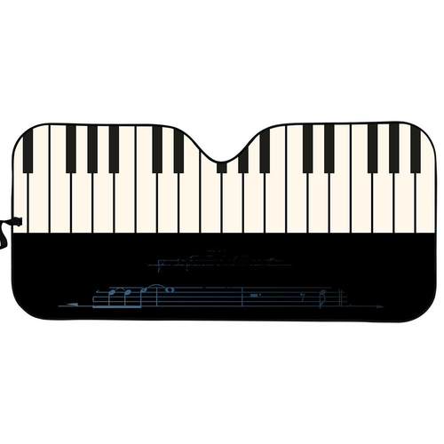 来图印花遮阳钢琴音乐汽车遮阳板挡前挡风玻璃防晒隔热板