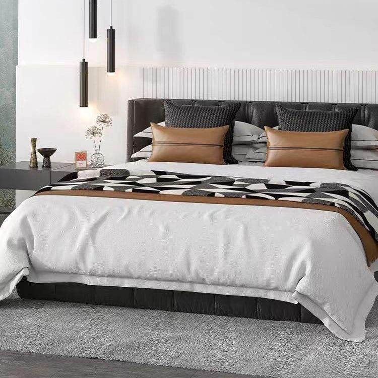 轻奢现代样板间床品售楼部样板房床上用品软装摆场简约多件套,纺织面料/辅料/配套,纺织机械配件,淘宝优惠券,粉丝福利购,淘宝优惠卷