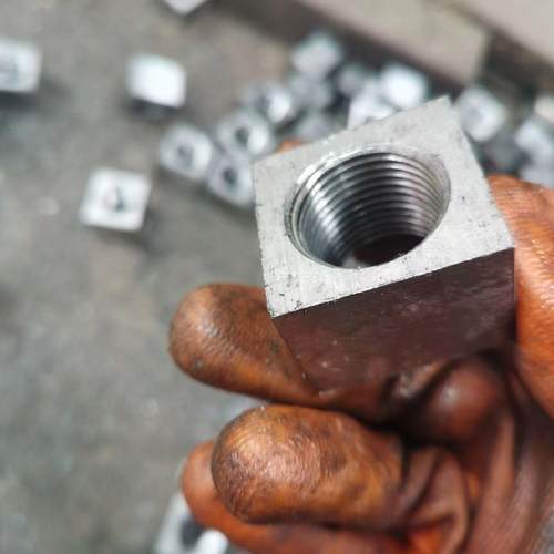 加厚四方螺母块方型方形焊接四角螺母螺帽M8M10M12M14M16M18M20