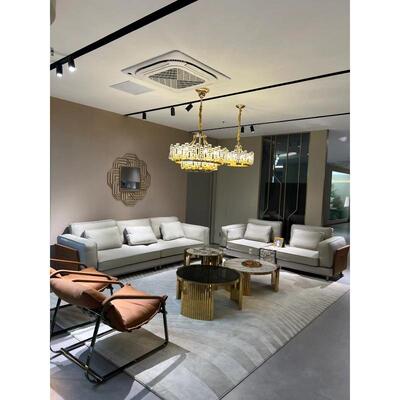 意式轻奢Visionnaire头层真皮沙发组合别墅大平层大户型客厅沙发