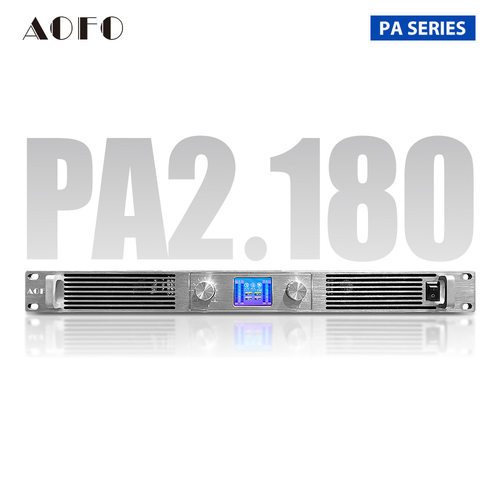 PA系列两通道600-1800W数字功放带显示屏标准机架式专业功放机