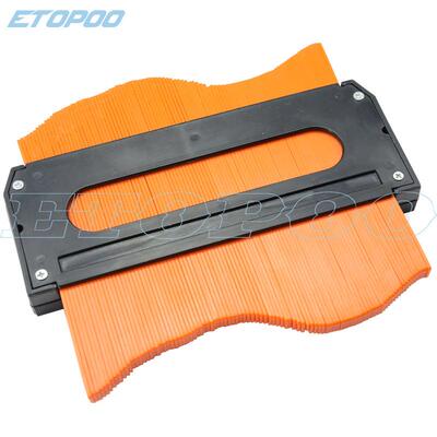 HUOTO120mm塑料轮廓规轮廓尺弧面尺仿形规