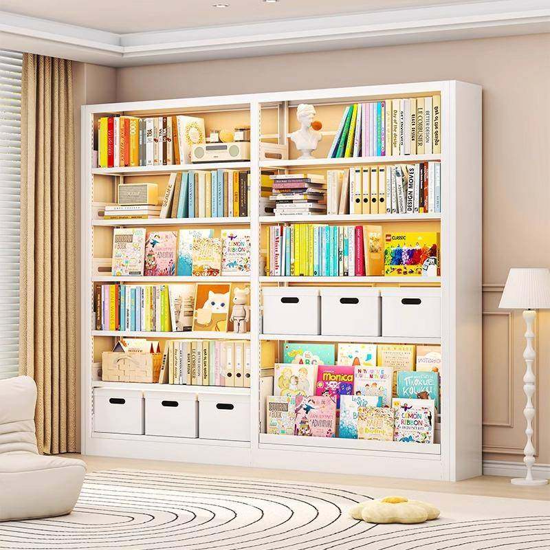 家用图书馆钢制书架落地置物架儿童书柜绘本架客厅简约铁艺储物架,节庆用品/礼品,新娘配件,淘宝优惠券,粉丝福利购,淘宝优惠卷