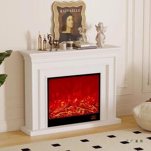 法式壁炉装饰柜简约现代客厅玄关柜家用电子壁炉芯火取暖壁炉