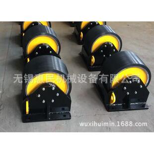 供应橡胶轮聚氨酯轮滚轮架轮子包胶焊接滚轮架包胶