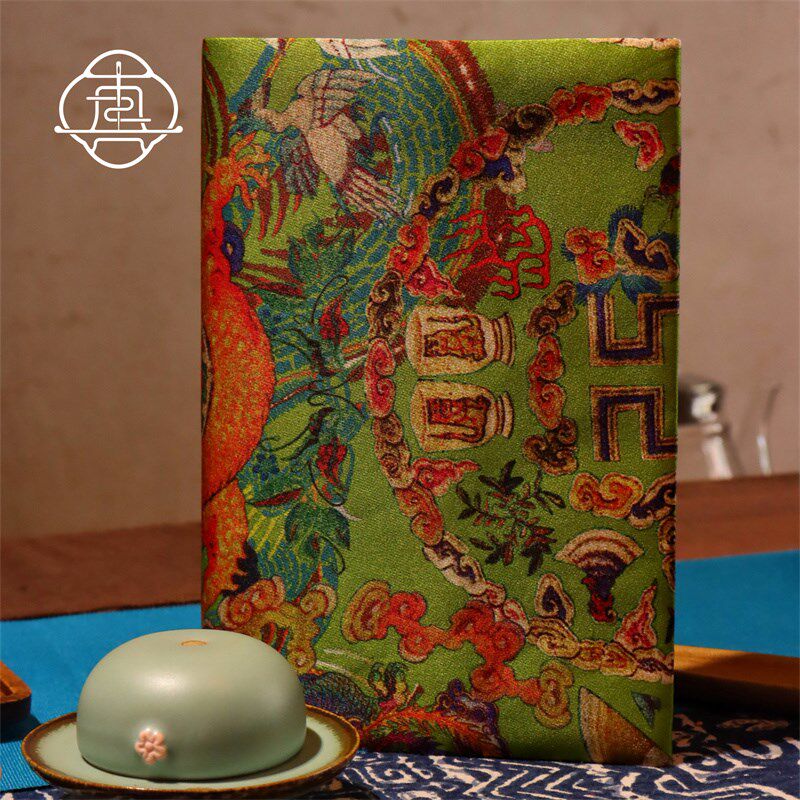 真我 民俗禧龙 中式真丝手工布书衣手账A5A6手帐本记事本封套日记,文具电教/文化用品/商务用品,手帐/日程本/计划本,淘宝优惠券,粉丝福利购,淘宝优惠卷