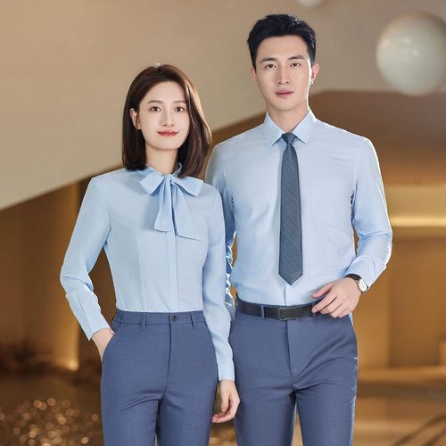 新款领创宝马工作服4S店销售西装套装男女正装衬衫职业装西裤工装