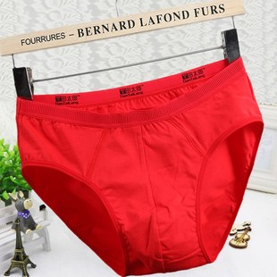 4条装 衩底裤 沺太郎全棉三角内裤 纯棉短裤 头 男吸汗透气抗菌大码