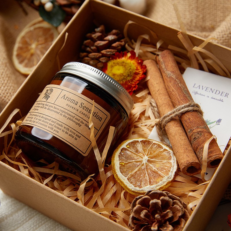 复古香薰蜡烛结婚伴娘女伴手礼伴郎香氛礼盒套装生日礼物小众高级