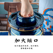 泡菜坛子四川加厚带内盖泡菜罐子密封罐家用腌菜罐酸菜坛水密封罐