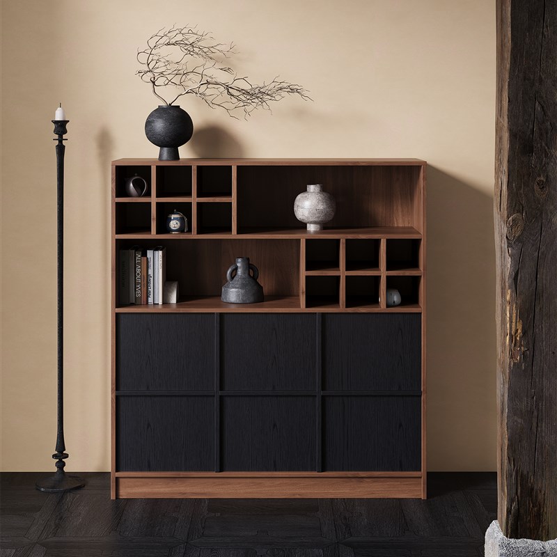 中式实木博古柜茶叶茶具收纳柜多宝阁置物架茶室R展示架茶杯摆放