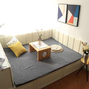 定现349代床头板靠垫背榻榻米软包墙围炕头围床围无床可自粘靠垫