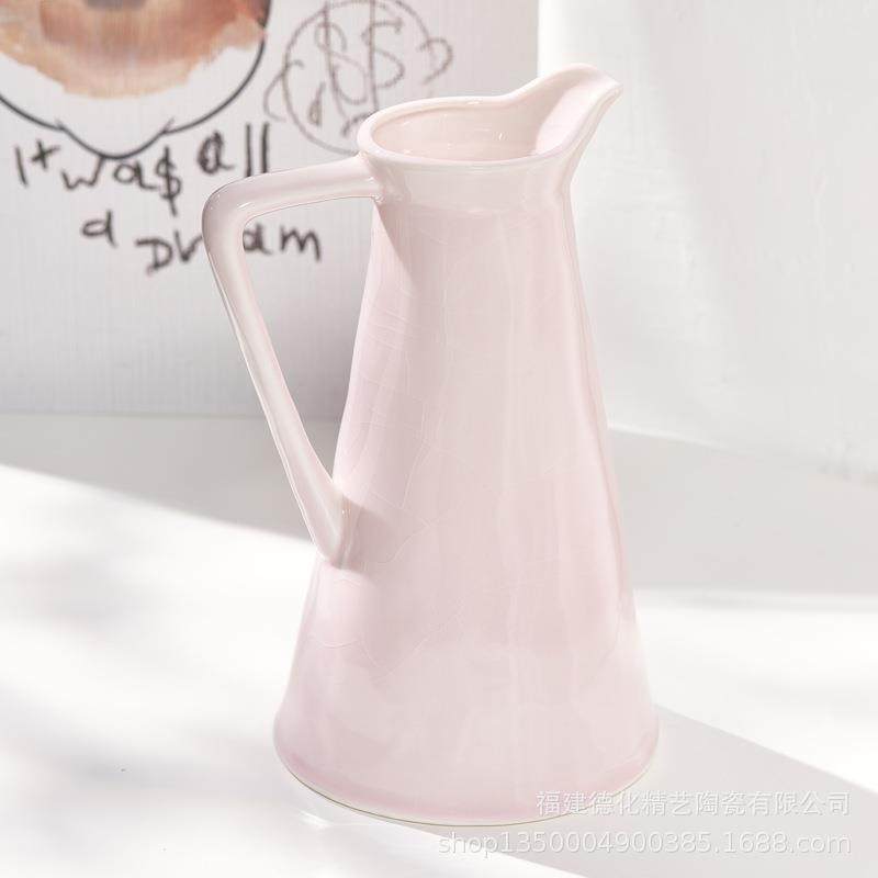 北客欧陶瓷花瓶厅电视柜干花花插家民宿酒居店件现代简PXK约白摆,橡塑材料及制品,工业陶瓷,淘宝优惠券,粉丝福利购,淘宝优惠卷