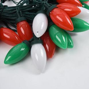 C9居八功能彩光装饰RQW氛灯串七围彩夜市灯串院庭亮化灯家点缀灯