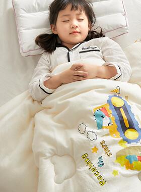 324544A类全豆纤维大幼儿加园被子秋冬被芯儿童四季通棉用厚婴儿
